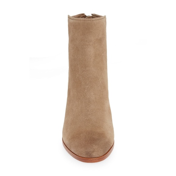 ✨FRYE✨ NWOB Cameron Suede Ankle Boot Bootie in Beige Sz US 9.5M - Picture 7 of 9